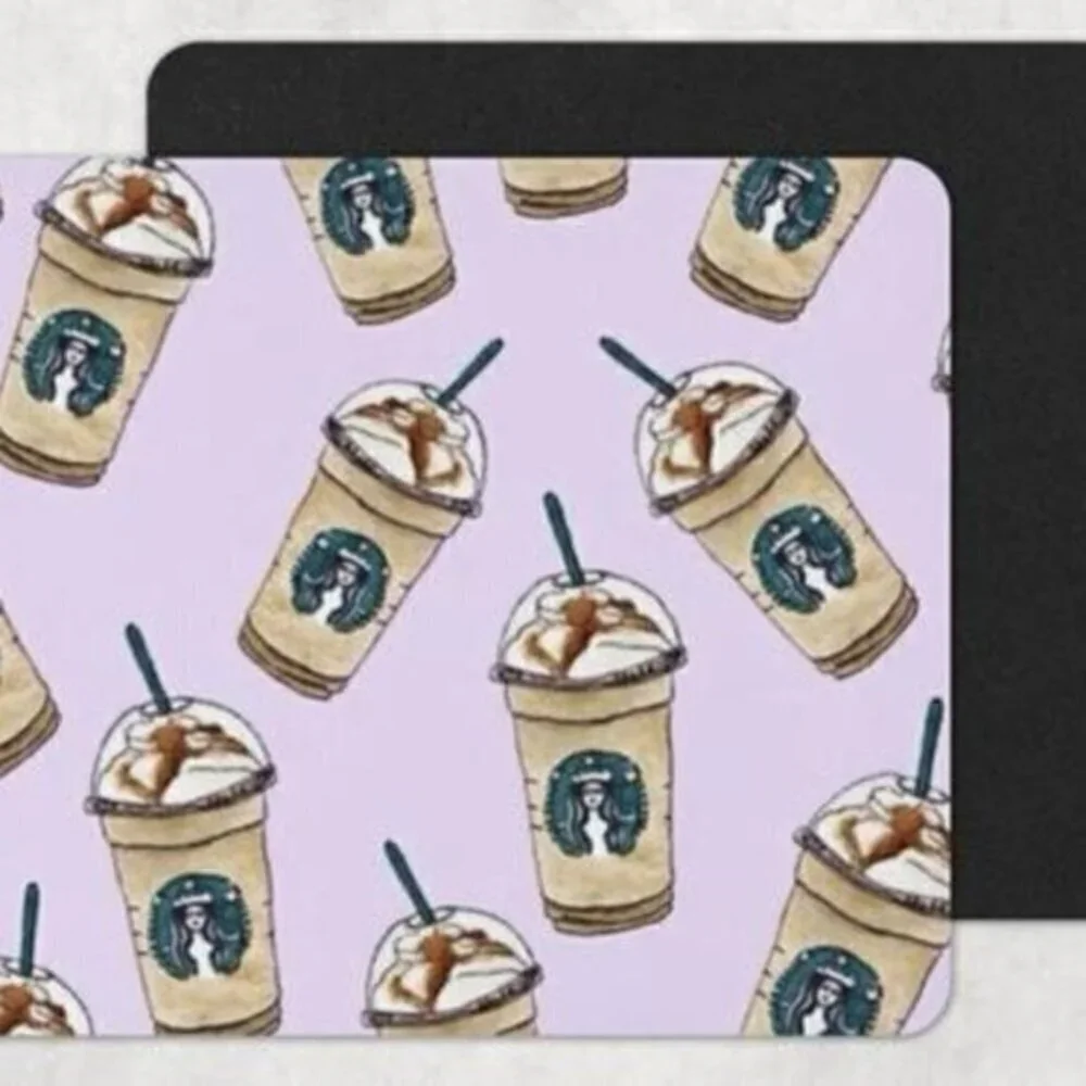 PURPLE Starbucks Mouse Pad